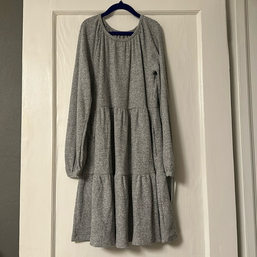 NWT Cat & Jack Kids Thermal Dress Size L